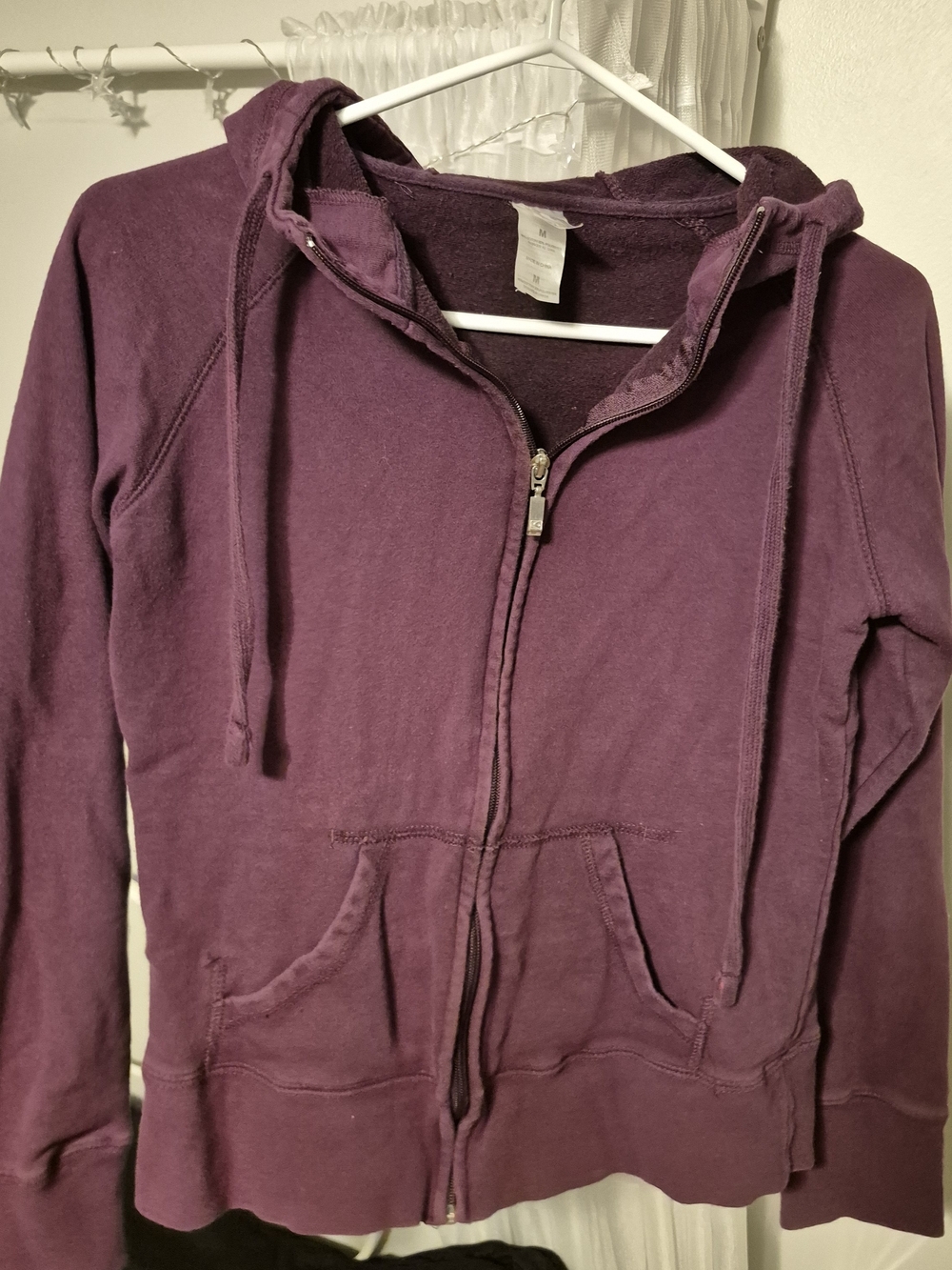 Zip Up Purple Sweater